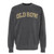 Men's Old Row Camo Crewneck Sweatshirt Black Front