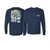 Men's Old Row Long Sleeve Vintage Fishing Pocket T-Shirt - Navy