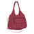 Women's Katydid Quilted Puffer Tote Wine Red Front