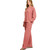 Women's Zenana Slub Long Sleeve Top And Pants Lounge Set Winter Rose Pink Side Women's Zenana Slub Long Sleeve Top And Pants Lounge Set Winter Rose Pink Side