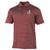 Men's Columbia OCS Collegiate Double Hit Polo Alabama Crimson Tide Beets Red Main