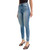 Women's Cello High Rise Frayed Hem Ankle Skinny Denim Jeans - Tint Blue Side