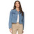 Women's Flag & Anthem Sidney Cropped Denim Medium Wash Blue Jacket