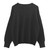 Women's Double Zero Oversized Roll Neck Knit Sweater Black Back