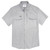 Men's Poncho Short Sleeve Western Solid Button Up Grey Shirt