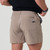 Men's Burlebo Everyday Shorts - Cobblestone Khaki Back