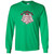Women's Southern Couture Long Sleeve Oh Christmas Tree Graphic T-Shirt Irish Green Main