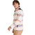 Men's Chubbies Coastal Quarter Zip Pullover - Off White Striped Side