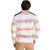 Men's Chubbies Coastal Quarter Zip Pullover - Off White Striped Back