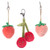 Bukowski Bear Strawberry and Cherry Bag Charm Main