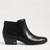 Women's Sam Edelman Petty Ankle Black Leather Bootie side