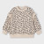 Girls' Mayoral Ruffle Sleeve Sand Animal Sweater