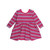 Infant/Toddler Girls' RuffleButts Long Sleeve Knit Twirl Dress - Very Berry and Periwinkle Blue Stripe Main