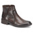 Women's Born Cincy Leather Boots - Brown Combo Front Angled