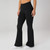 Women's Fabletics Cloud Jersey Foldover Flare Black Pants
