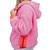 Women's Katydid Two-Toned Sherpa Pink Pullover side