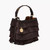 Fossil Jessie Leather Small Bucket Crossbody Bag - Mink Fringe Side