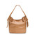 Frye Nora Knotted Hobo Shoulder Bag Beige Front