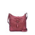 Frye Campus Leather Crossbody Bag Burgundy Main