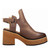 Women's Antelope Slingback Heeled Bronze Clog side