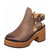 Women's Antelope Slingback Heeled Bronze Clog