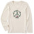 Women's Life Is Good Winter Pines Peace Putty White T-Shirt