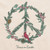 Women's Life Is Good Winter Pines Peace Putty White T-Shirt design