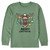 Boys' Life Is Good Merry Christmoose Ornament Vintage Granite Green T-Shirt