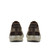 Men's Clarks Mullan Easy Leather Sneakers - Dark Brown Back Heel View