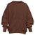 Women's Southern Couture Cable Knit Sweatshirt Pullover - Espresso Brown Front Of Top
