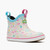 Girls' Xtratuf Sesame Street Ankle Deck Boot - White Multi Front Angled View