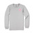 Women's Simply Southern Long Sleeve Rest T-Shirt - Sport Grey Front Detail