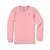 Women's Simply Southern Long Sleeve Stay Sweet T-Shirt - Tea Rose Pink Front Detail