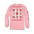 Women's Simply Southern Long Sleeve Stay Sweet T-Shirt - Tea Rose Pink Back Detail