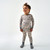 Toddler Boys' Burlebo Pajama Set Deer Camo Front Model View