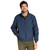 Men's L.L.Bean Warm-Up Flannel Lined Jacket Carbon Navy Front Model