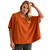 Women's Mono B Laguna Boatneck Top Burnt Amber Front
