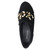 Women's Pierre Dumas Paloma 2 Platform Loafers - Black Top View