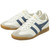 Women's Gola Classics Torpedo Leather Sneakers - Off White Moonlight Blue Gold Pair Angled