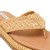 Women's Steve Madden Bella Thong Natural Raffia Sandal detail