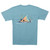 Men's Properly Tied Redfish Tail Coastal Sky Blue T-Shirt