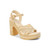 Women's Matisse Adelaide Platform Heel Sandals - Sand Front Angled View