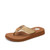 Women's Yellowbox Farisa Flip Flops Natural Front Angled View