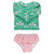 Toddler Girls' RuffleButts Long Sleeve Flutter Rash Guard 2 Piece Swimsuit Coconut Cabana Main