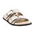 Women's Corkys Private Jet Slide Sandals - Ivory Front Angled View