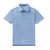Boys' Southern Marsh Walker Performance Polo Slate and Mint Gingham Blue Shirt front