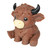 Master Toys Pudgiez Highland Cow Toy Assorted Brown Highland Cow