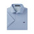 Boys' Southern Marsh Flyline Performance Polo French Blue Shells Shirt folded