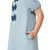 Girls' Hayden Contrast Bow Detail Tencel Light Denim Blue Dress pocket