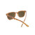 Knockaround Paso Robles Square Sunglasses - Blonde Tortoiseshell Amber Back View